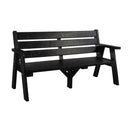 EKO 3 Seater Park Bench - Black - NWOF