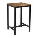 Eko 4 Leg Bar Height Table - Golden Oak Top - NWOF
