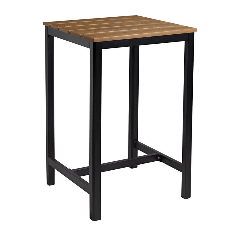 Eko 4 Leg Bar Height Table - Golden Oak Top