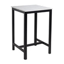 Eko 4 Leg Bar Height Table - Whitewash Top - NWOF