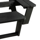 EKO 8 Seater Round Picnic Table - Black - NWOF
