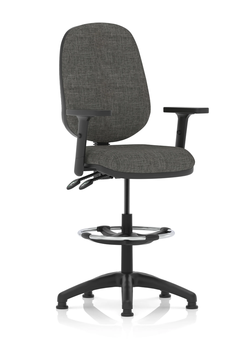 Eclipse Plus II Task Operator Office Chair With Hi Rise Draughtsman Kit - NWOF
