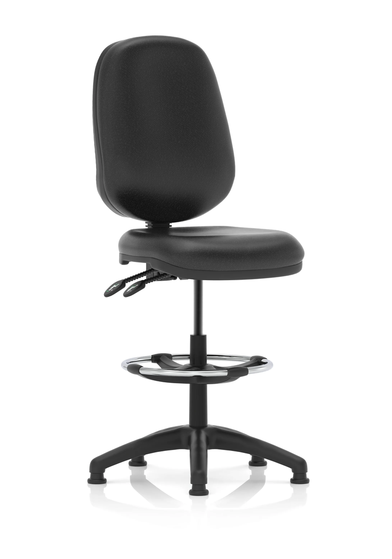 Eclipse Plus II Task Operator Office Chair With Hi Rise Draughtsman Kit - NWOF