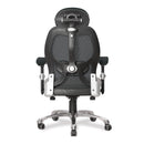 Ergo Ergonomic Luxury High Back Executive Mesh Chair - Black/Grey - NWOF
