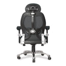Ergo Ergonomic Luxury High Back Executive Mesh Chair - Black - NWOF