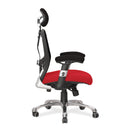 Ergo Ergonomic Luxury High Back Executive Mesh Chair - Black/Red - NWOF