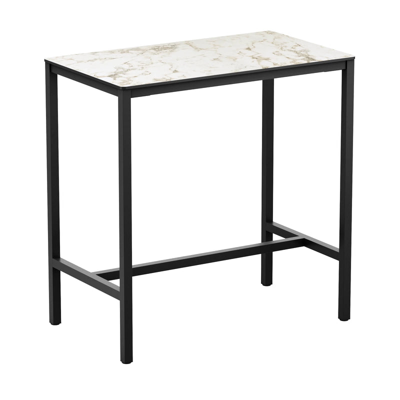 Extrema Bar Height Table - Carrara Marble - NWOF