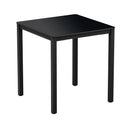 Extrema Black 4 Leg Dining Table - Black
