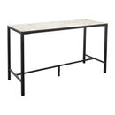 Extrema Bar Height Table - Carrara Marble - NWOF