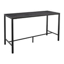 Extrema Bar Height Table - Metallic Anthracite - NWOF