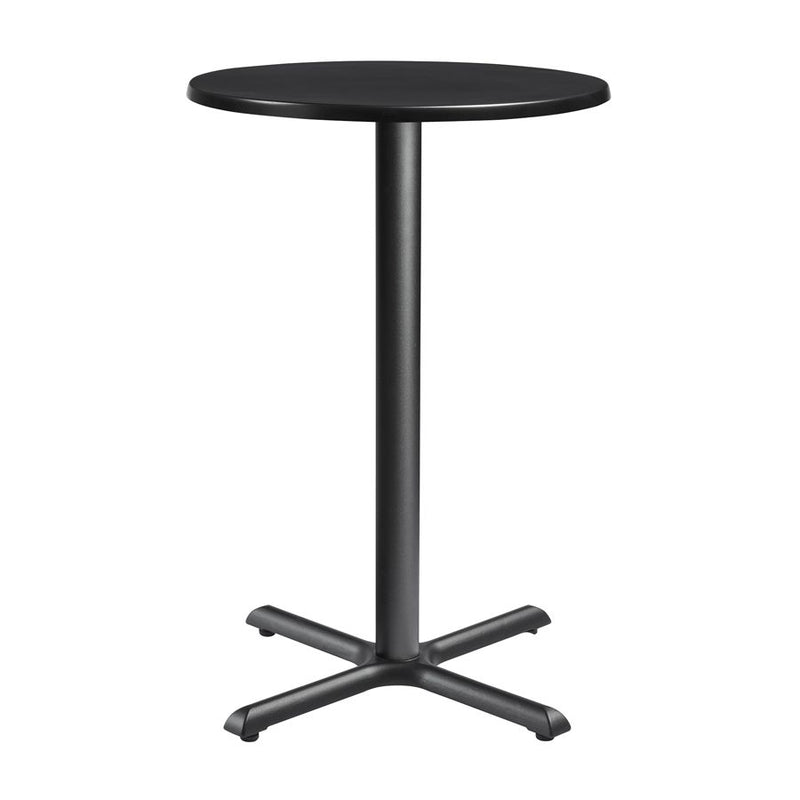 Enduratop Complete Bar Height Table With Flat Auto-Adjust Base - Black