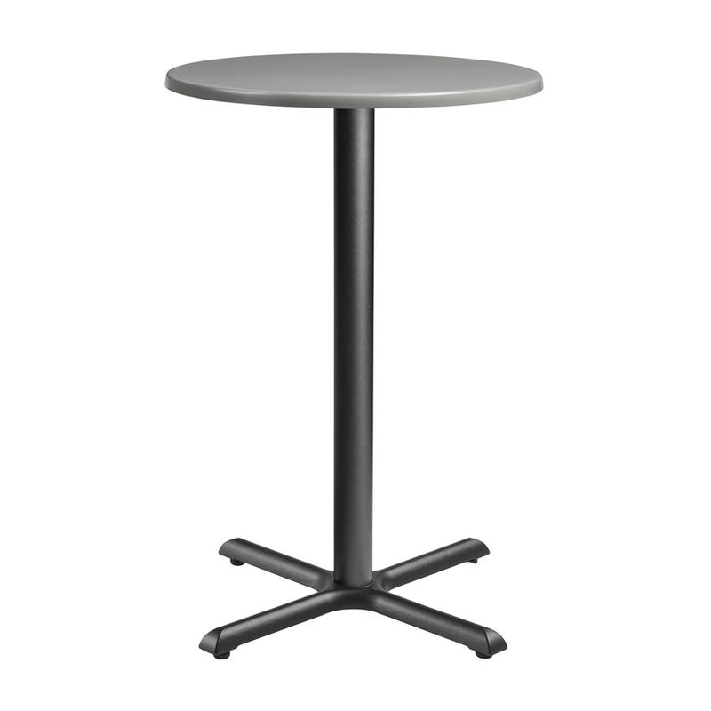 Enduratop Complete Bar Height Table With Flat Auto-Adjust Base - Grey