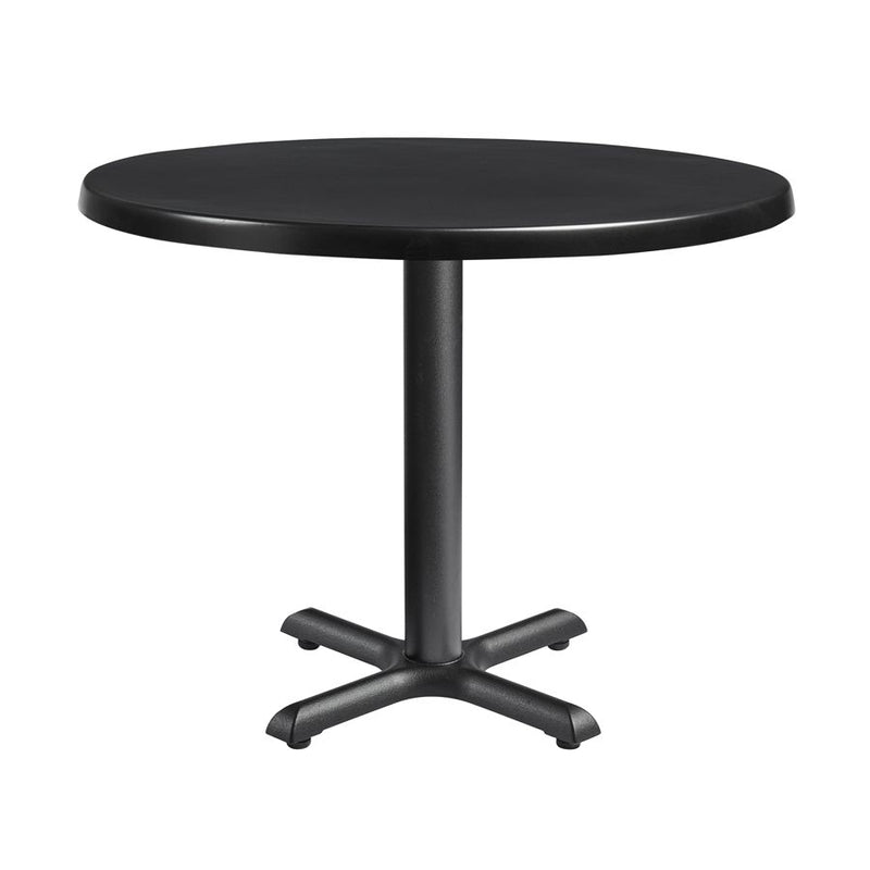 Enduratop Complete Dining Table With Flat Auto-Adjust Base - Black