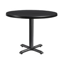 Enduratop Complete Dining Table With Flat Auto-Adjust Base - Black - NWOF