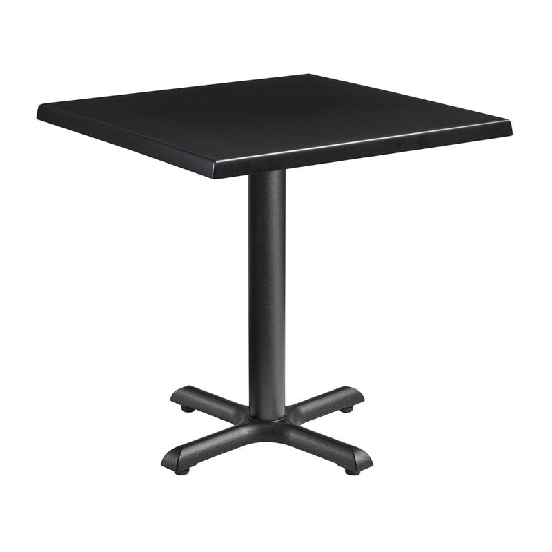 Enduratop Complete Straight Dining Table With Flat Auto-Adjust Base - Black