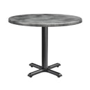 Enduratop Complete Dining Table With Flat Auto-Adjust Base - Cement - NWOF