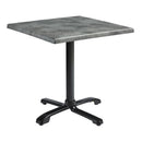 Enduratop Complete Dining Flip Top Table - Cement With Flat Auto-Adjust Flip Top Base - NWOF