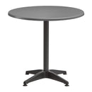 Enduratop Complete Dining Table With Alby Black Base - Grey - NWOF