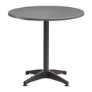 Enduratop Complete Dining Table - Grey With Alby Black Base - NWOF