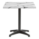 Enduratop Complete Dining Table - Carrara Marble With Alby Black Base - NWOF