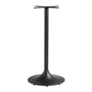Zaro Large Round Bar Height Trumpet Style Table Base - Black - NWOF