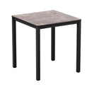 Extrema Black 4 Leg Dining Table - Marble