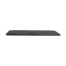 Black Moon Extrema Premium rectangular table top by ZAP, showcasing its sleek, smooth surface and modern design.