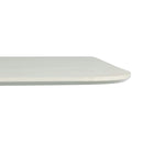 White marble Extrema Premium table top by ZAP, showcasing smooth surface and elegant natural veining details.