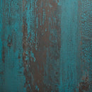 Extrema Black 4 Leg Square Dining Table - Vintage Teal - NWOF