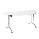 Versa Folding Semi Circular Table With Tubular Chrome Frame - NWOF