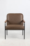 Settle Reception Chair With Wooden Arm Pads