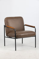 Settle Reception Chair With Wooden Arm Pads