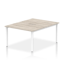 Evolve Plus B2B 2 Person Bench Desk - Grey Oak - NWOF