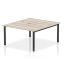 Evolve Plus B2B 2 Person Bench Desk - Grey Oak - NWOF