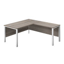 TC Goal Post Return Desk - Grey Oak - NWOF