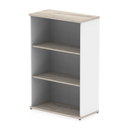 Impulse Bookcase - Grey Oak & White - NWOF