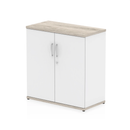 Impulse Cupboard - Grey Oak & White - NWOF