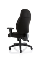 Galaxy Task Operator Chair Black Fabric With Arms - NWOF