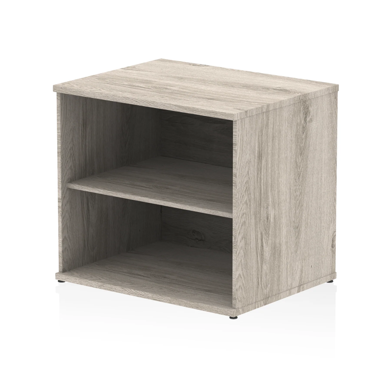 Impulse Desk High Bookcase - Grey Oak