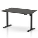 Air Lite Height Adjustable Desk With Cable Ports - Carbon Grey
