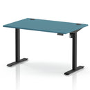 Air Lite Height Adjustable Desk With Cable Ports - Dark Teal