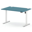 Air Lite Height Adjustable Desk With Cable Ports - Dark Teal