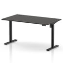 Air Lite Height Adjustable Desk With Cable Ports - Carbon Grey
