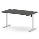 Air Lite Height Adjustable Desk With Cable Ports - Carbon Grey