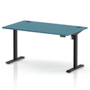 Air Lite Height Adjustable Desk With Cable Ports - Dark Teal