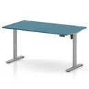 Air Lite Height Adjustable Desk With Cable Ports - Dark Teal