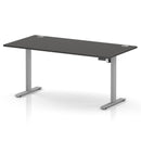 Air Lite Height Adjustable Desk With Cable Ports - Carbon Grey