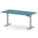 Air Lite Height Adjustable Desk With Cable Ports - Dark Teal