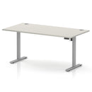 Air Lite Height Adjustable Desk With Cable Ports - Dove Grey
