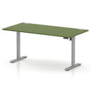 Air Lite Height Adjustable Desk With Cable Ports - Moss Green
